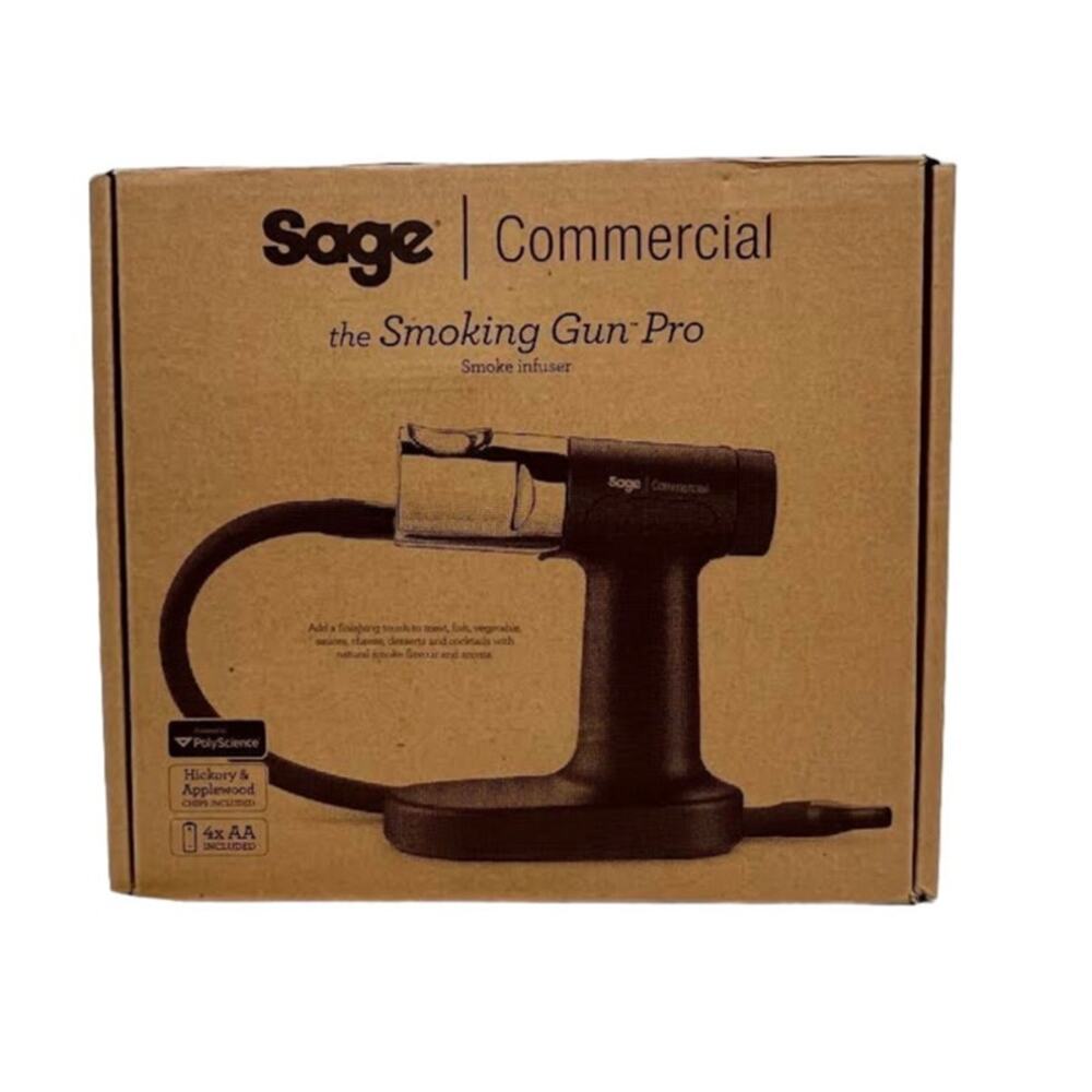 NWB! Sage Commercial The Smoking Gun-Pro Smoke Infuser BLACK